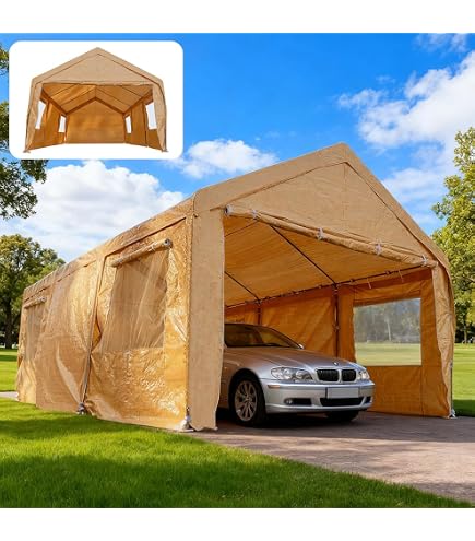 Amazon.co.jp: BTM テント 車庫テント ガレージテント 3×6m UV